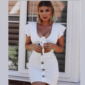 “Forget Me Knot” Mini Dress